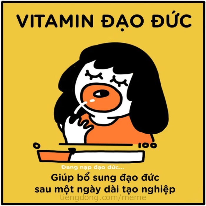 Tải hình ảnh meme Vitamin đạo đức