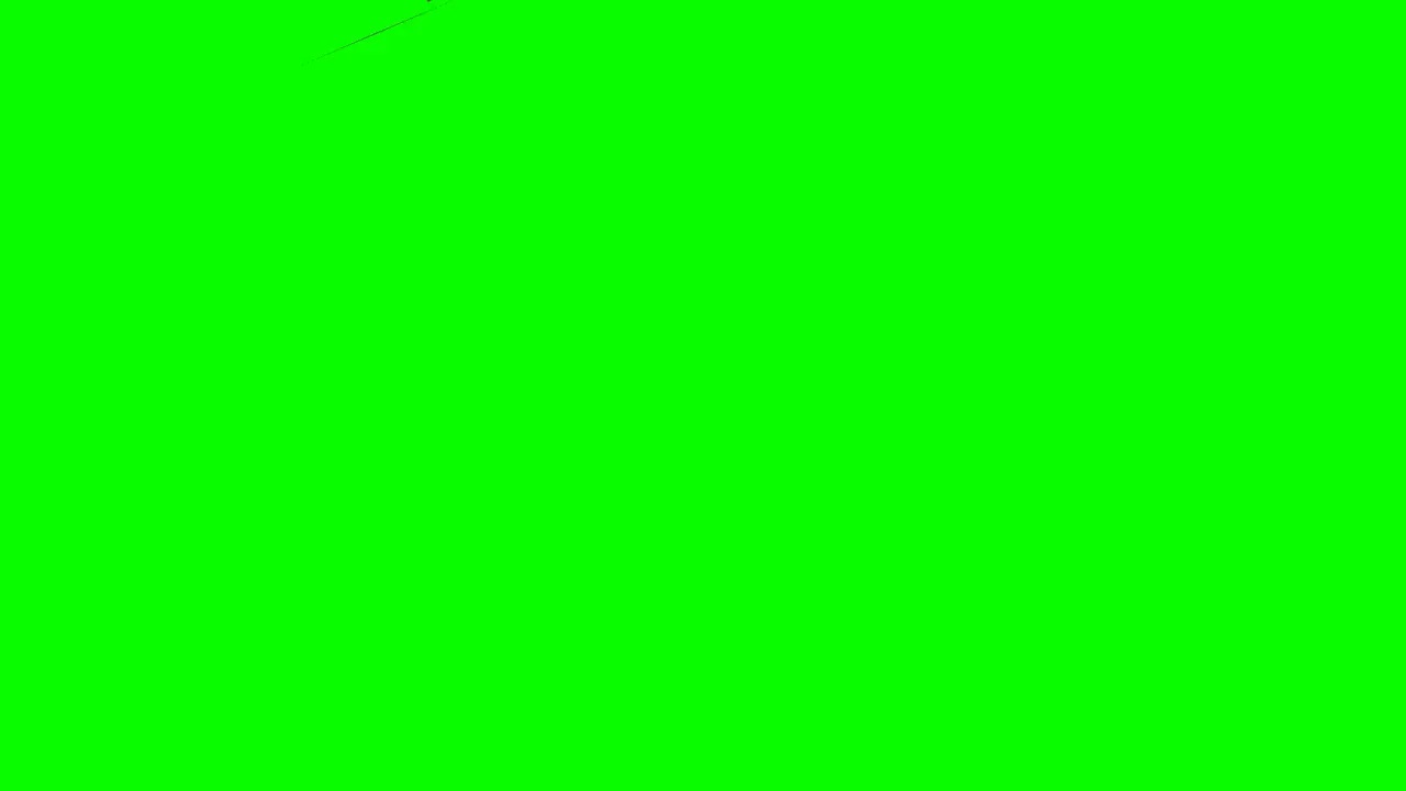 Video Doller Rain on green screen